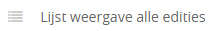lijst weergave alle edities